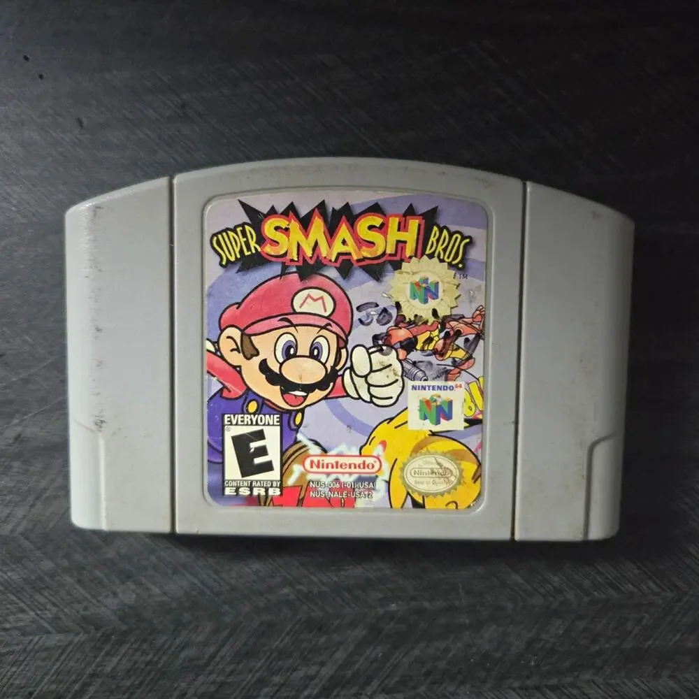 Super Smash Bros. (Nintendo 64, 1999) Nintendo E Rated Fighting Multiplayer